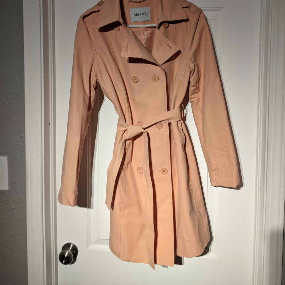 Max & Co Peach Trenchcoat